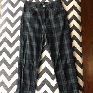 plaid brandy melville pants